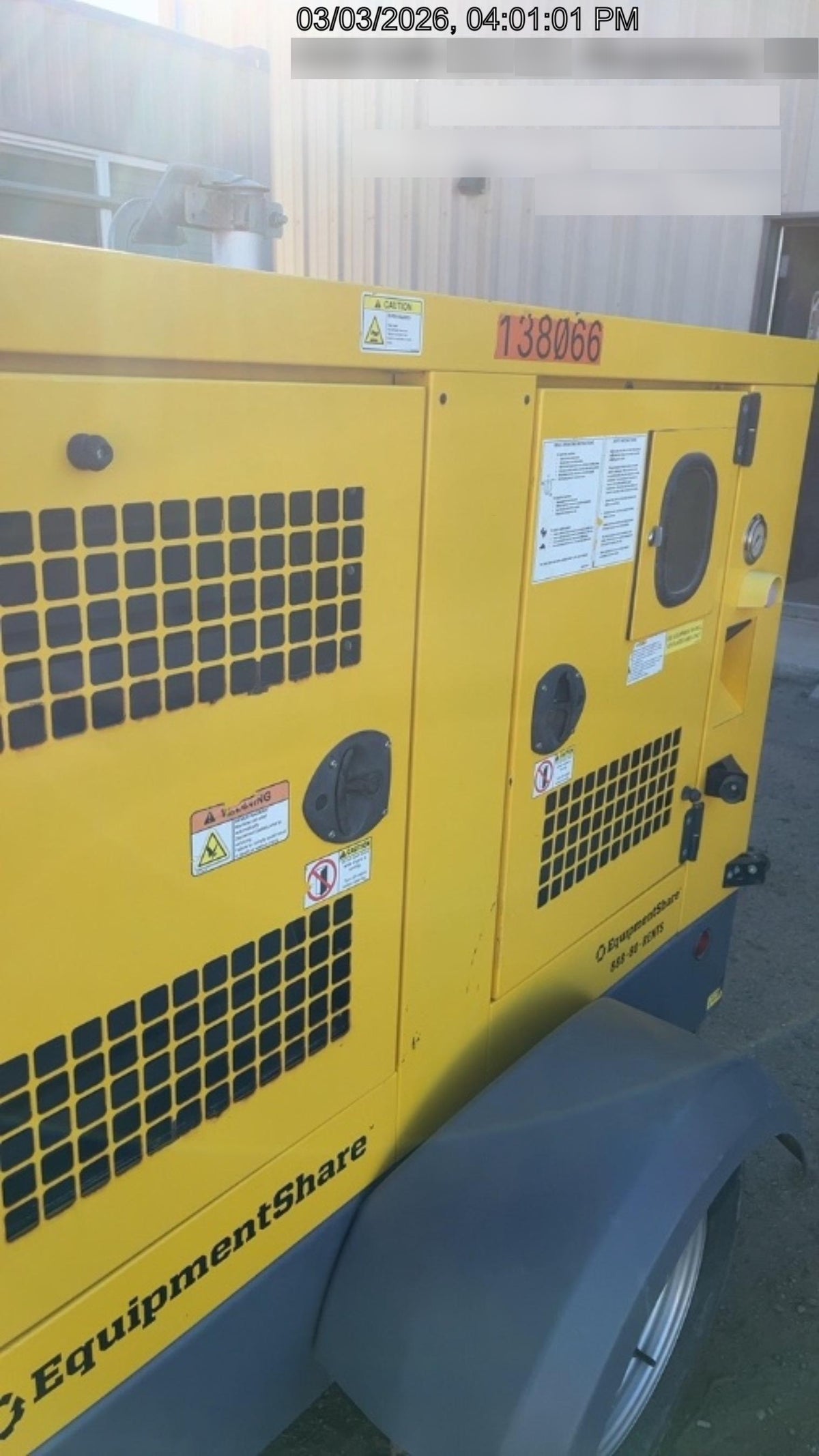 2021 ATLAS COPCO PAS 100 HF CS Enclosed