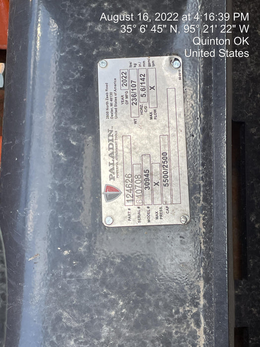 2020 PALADIN 72" Skid Steer Forks