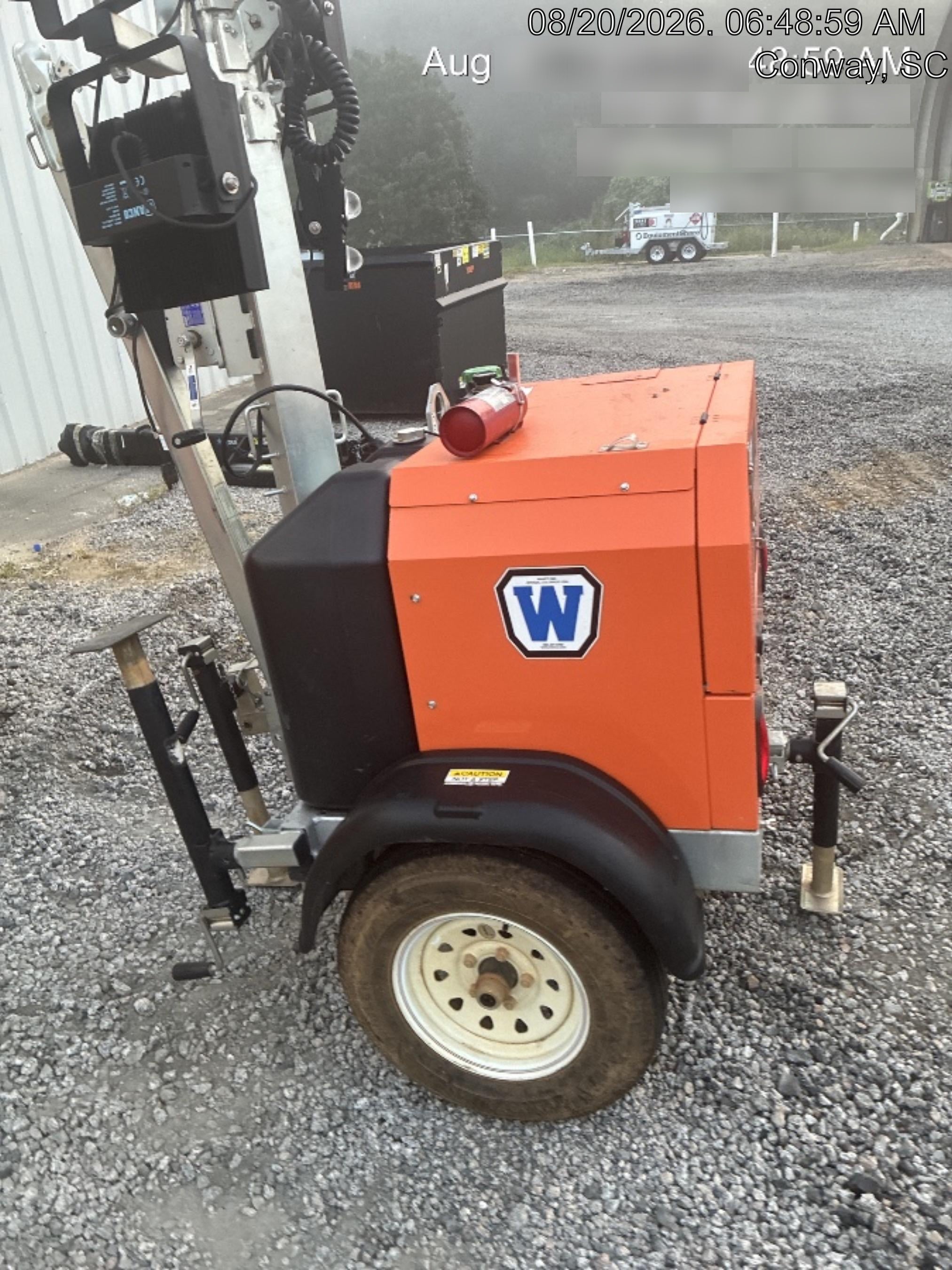 2025 Wanco WLTT-4MM4K Diesel, Mitsubishi L2E, 9.0HP @1800 rpm, Deep Sea Controller, Shore Power Plug, Auto Start, (4) 350W LED Floodlights, 4kW Generator, 60 Gal Fuel Tank, 2" Ball, T3