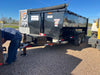2025 TEXAS PRIDE TRAILERS 14'L x 7'W 5 Cu Yd Trunnion Hydraulic Dump