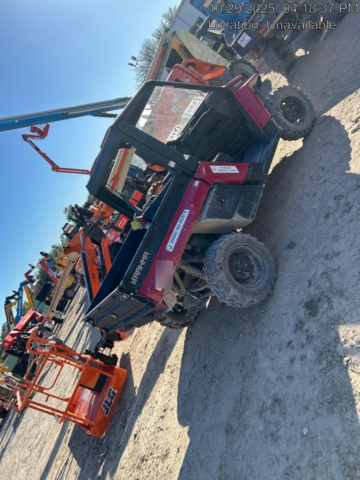 2021 Yanmar YU1000 Canopy, Steel Wheel, Poly WindShield, Beacon, Backup Alarm