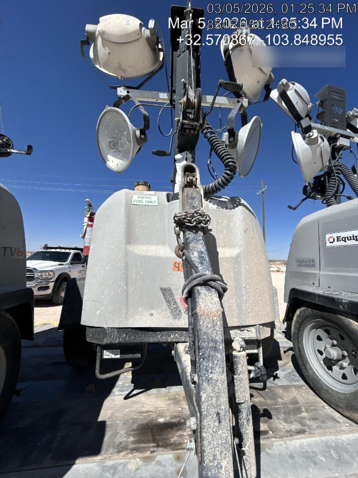 Wacker Neuson LTV6K-MH Wacker Neuson LTV6K Towable Light Tower