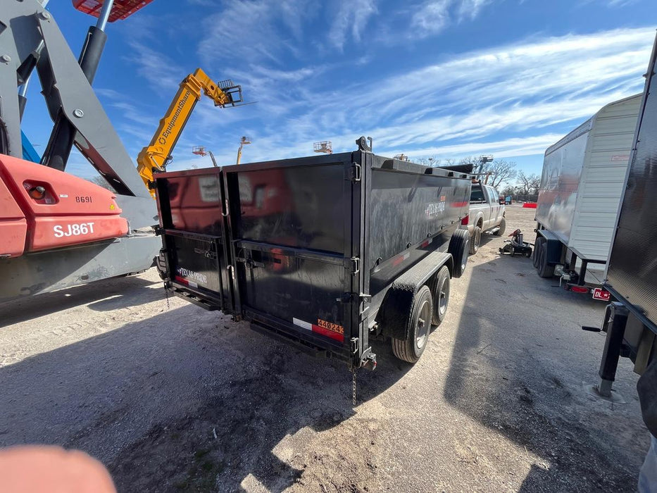 2024 TEXAS PRIDE TRAILERS 14'L x 7'W 5 Cu Yd Trunnion Hydraulic Dump