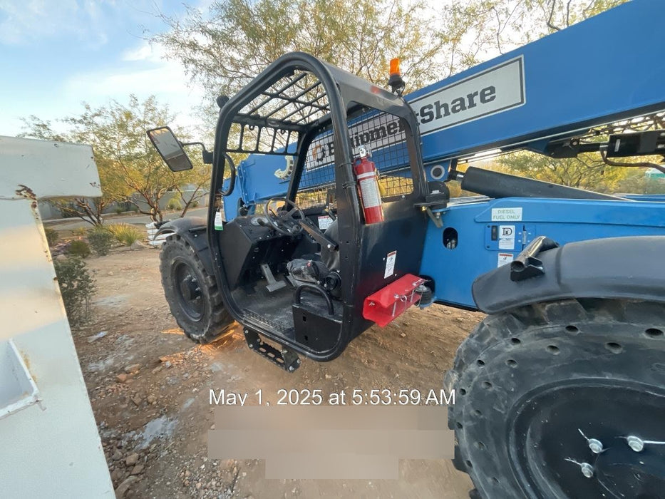 2018 Genie GTH-636 Genie GTH-636 w/Open ROPS, Work Lights, Solid Tires, RH Cab Mesh, Beacon, 48" Carriage and Forks