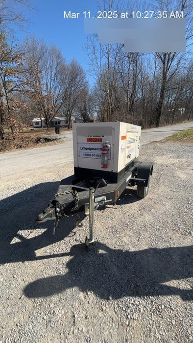 2020 Multiquip DLW400ESA4 400 amp Welder, 14kW, 120/240V, T4F Kubota, Trailer