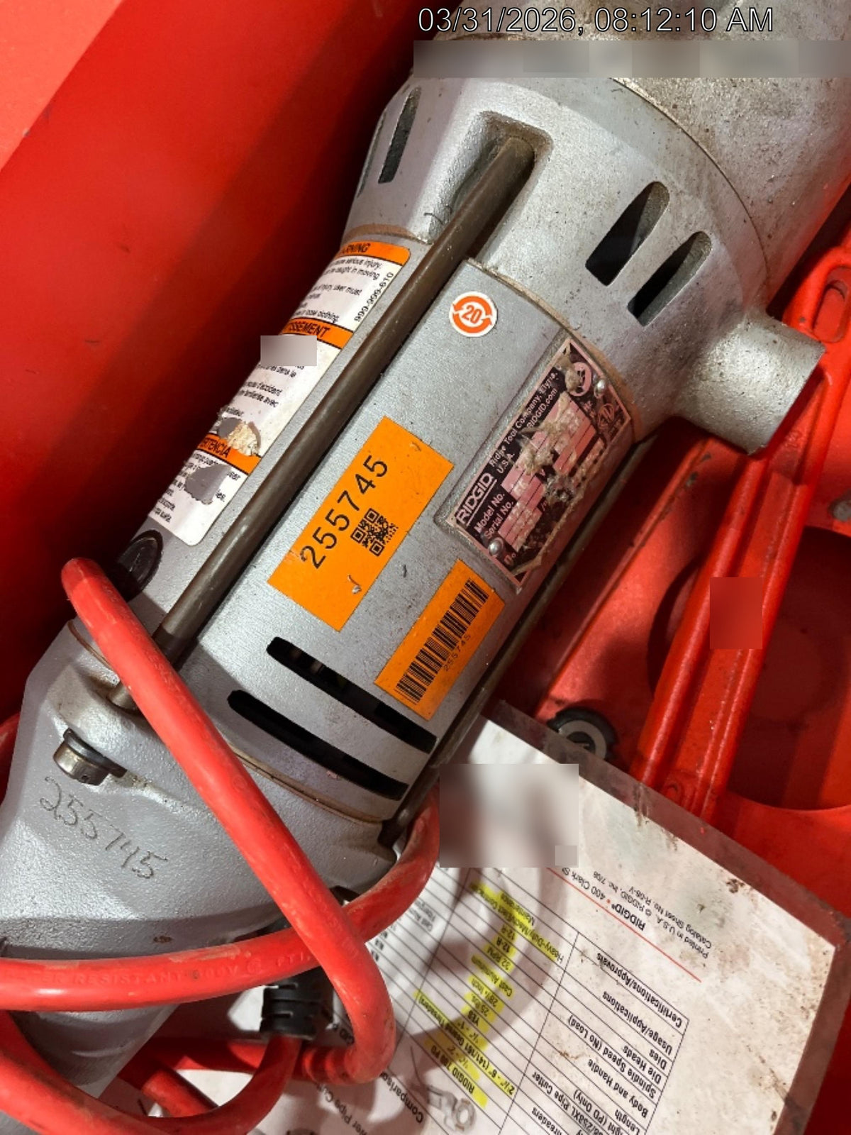 2022 RIDGID 700