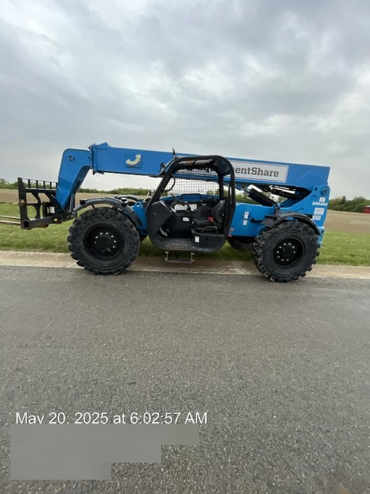 2019 Genie GTH-844 Canopy, Solid RT Tires, LED Work Lights, Beacon 60" QA Carriage, 48" Forks