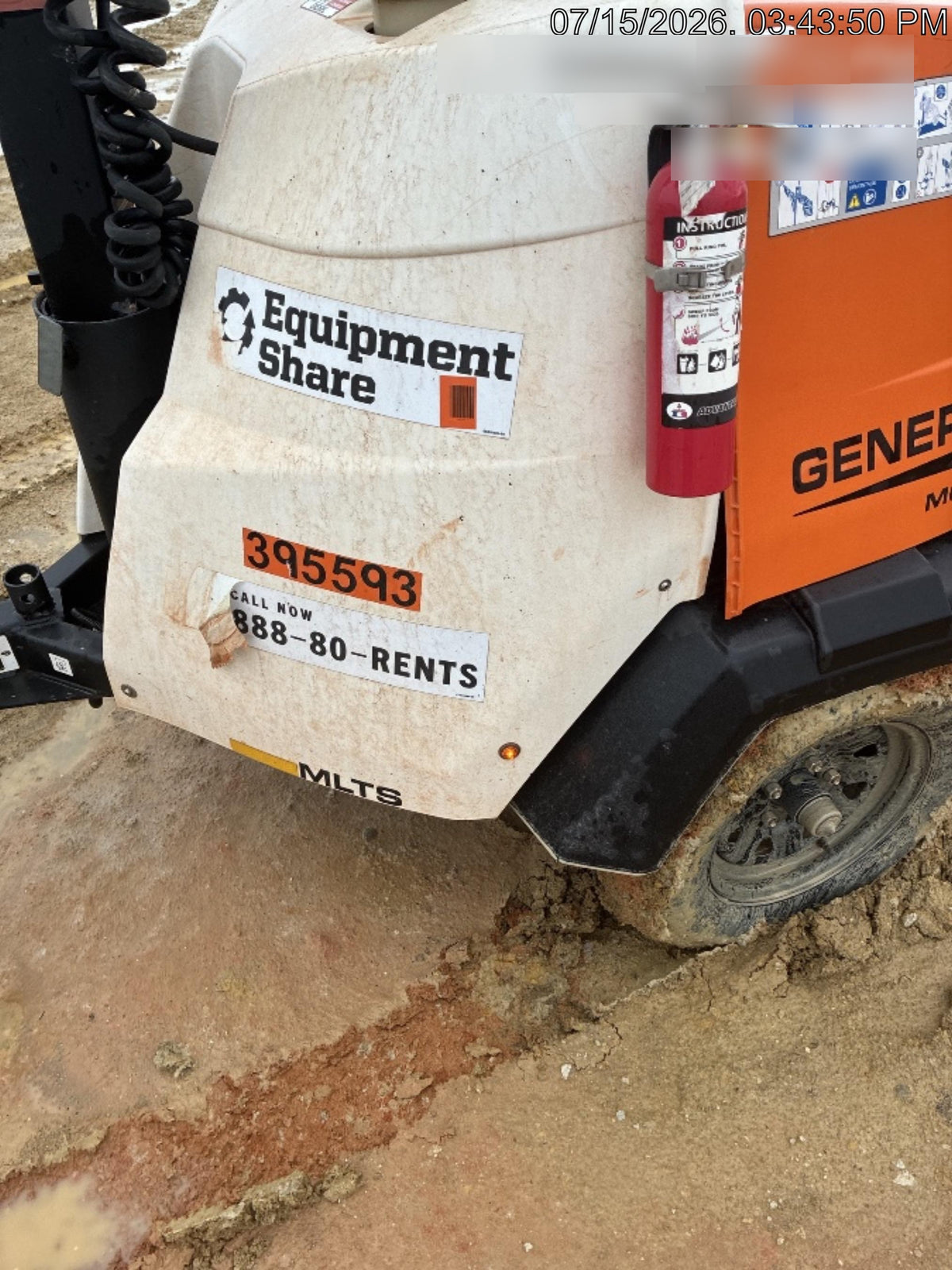 2024 Generac MLT2 Diesel, Flex Switch 120V Input, Powerzone Controller, 
(4) 320W LED Lights, 4kW Generator, 39.9 Gal Fuel Tank, 2" Ball, T3