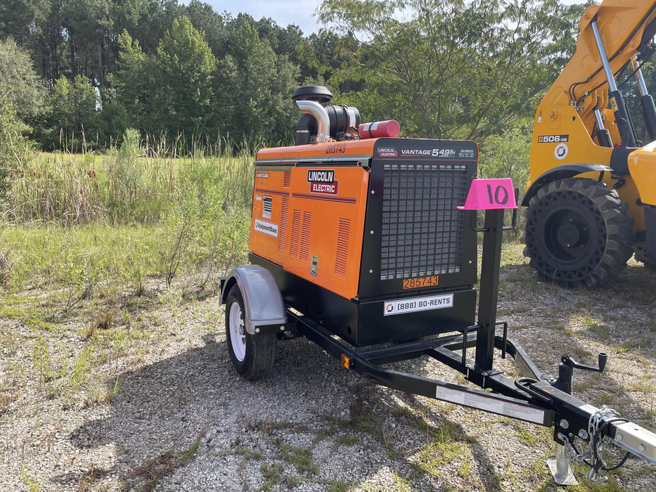 2022 Lincoln Electric Vantage 549X Crosslink Technology, Trailer Mounted, ES Decals, T3