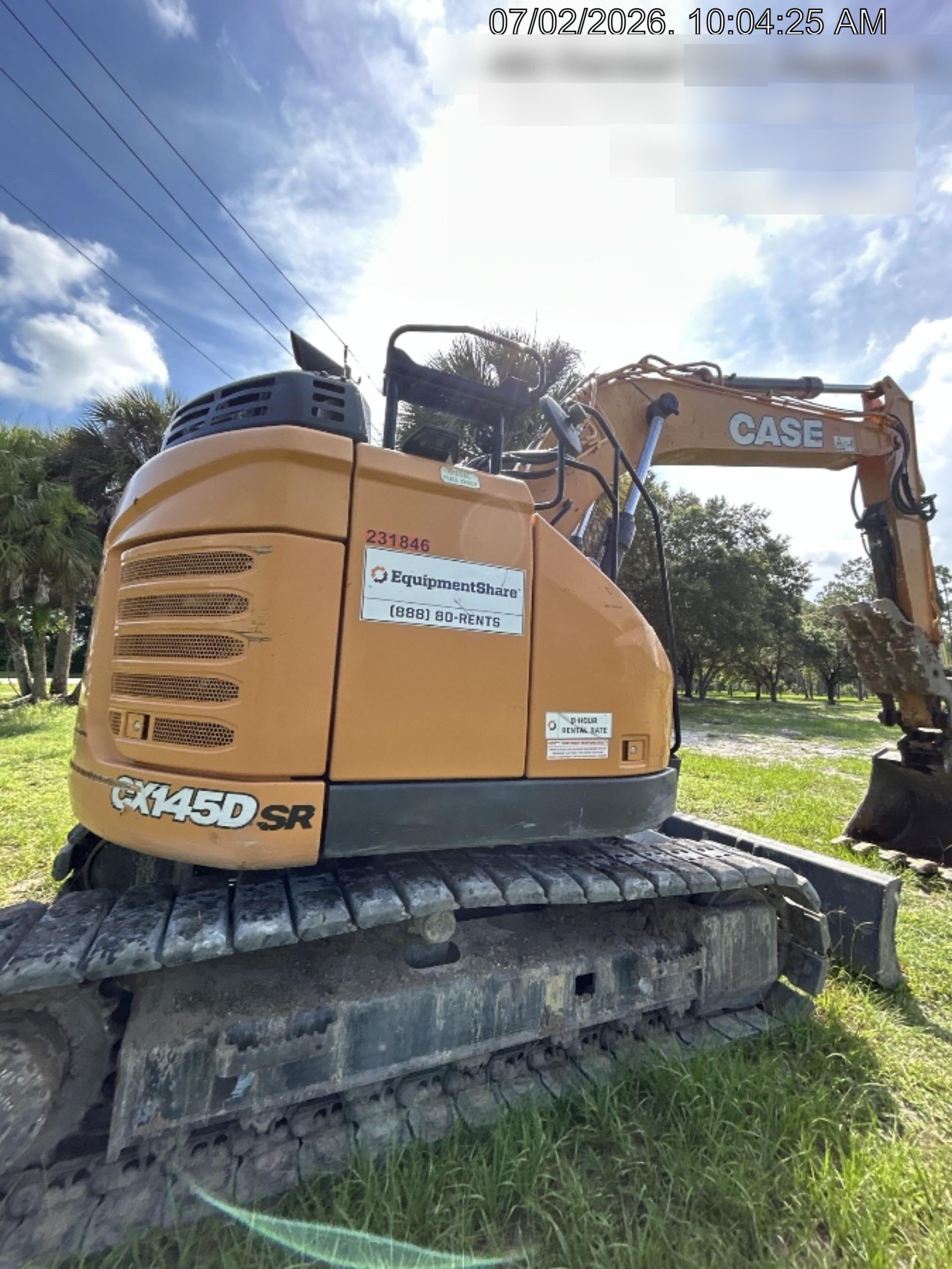2022 CASE CX145D SR