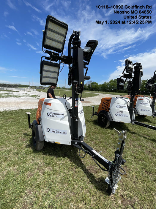 2023 Generac MLT2 Diesel, Flex Switch 120V Input, Powerzone Controller, (4) 320W LED Lights, 4kW Generator, 39.9 Gal Fuel Tank, 2" Ball, T3