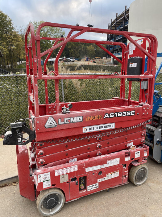 2021 Lgmg AS1932E Electric Drive, Solid Non Marking Tires, Dual Beacons