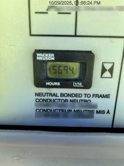 2018 Wacker Neuson LTV6L-MH Wacker Neuson LTV6L Mobile Light Tower w/Fuel Level Sensor Installed