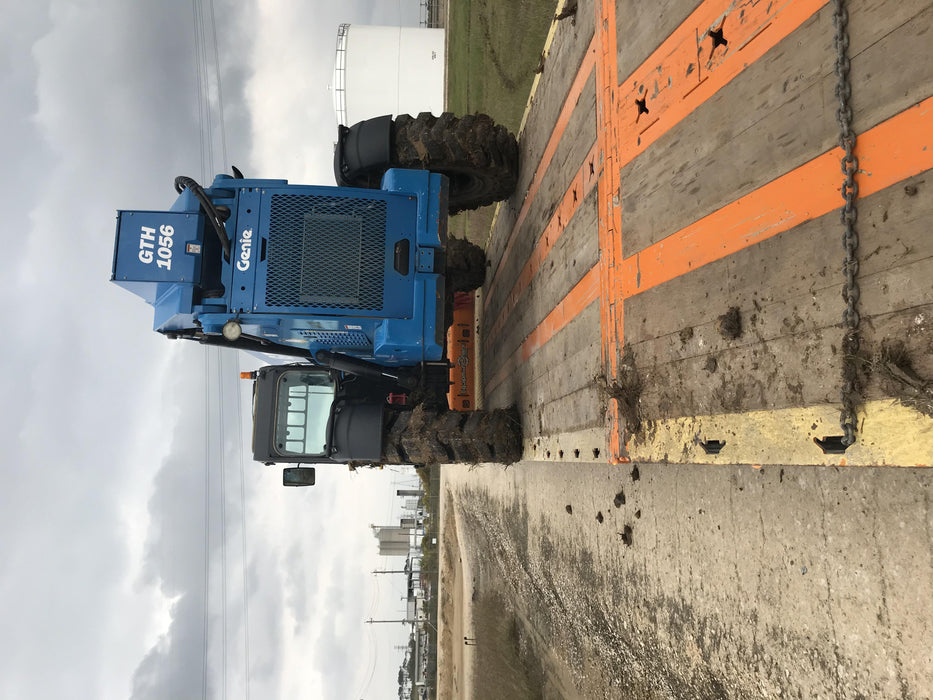 2018 Genie GTH-1056 Genie GTH-1056 w/CAB, Solid Tires, Work Lights, 60" carriage/forks, cab mesh, beacon