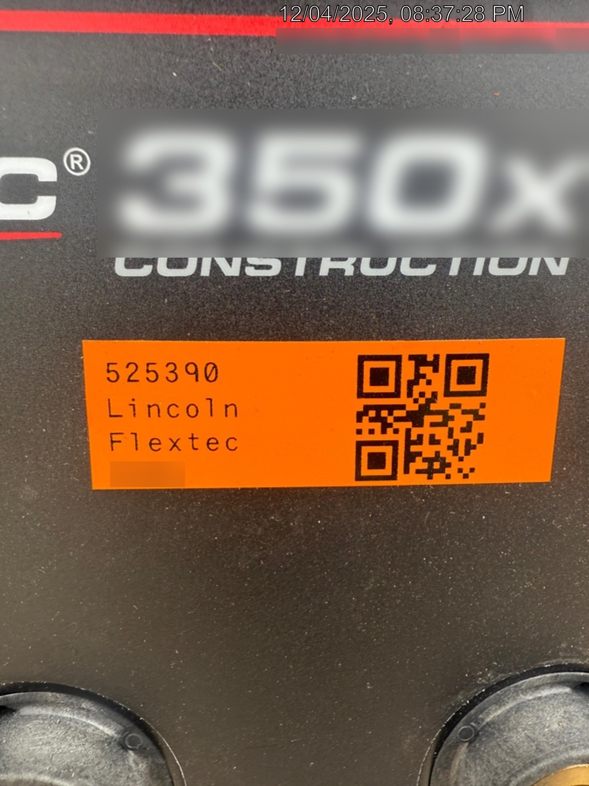 2025 LINCOLN ELECTRIC FLEXTEC 350X
