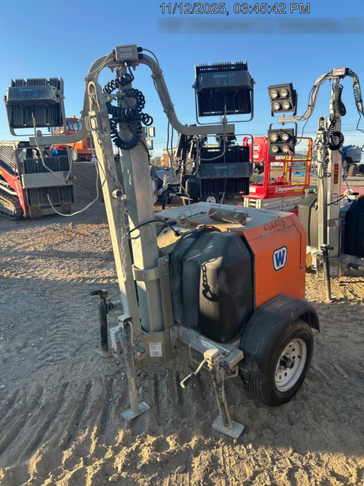 2024 Wanco WLTT-4MM4K Diesel, Mitsubishi L2E, 9.0HP @1800 rpm, Deep Sea Controller, Shore Power Plug, Auto Start, (4) 350W LED Floodlights, 4kW Generator, 60 Gal Fuel Tank, 2" Ball, T3