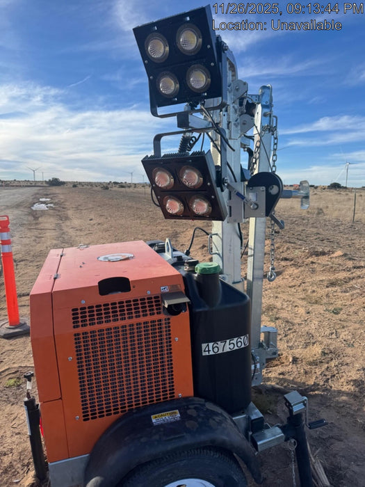 2024 Wanco WLTT-4MM4K Diesel, Deep Sea Controller, Shore Power Plug, Auto Start, (4) 350W LED Floodlights, 4kW Generator, 60 Gal Fuel Tank, 2" Ball, T3