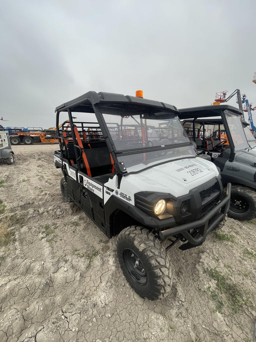 2022 Kawasaki Mule PRO-DXT Standard Options, Backup Alarm, Beacon, Plastic Hard Top, Poly Windshield, Horn Kit