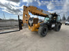 2019 JCB 510-56 Enclosed Cab, 74 HP, Solid Tires, Worklights, Beacon, Aux Hydraulics, Lifting Eye w/66" Carriage/60" Forks