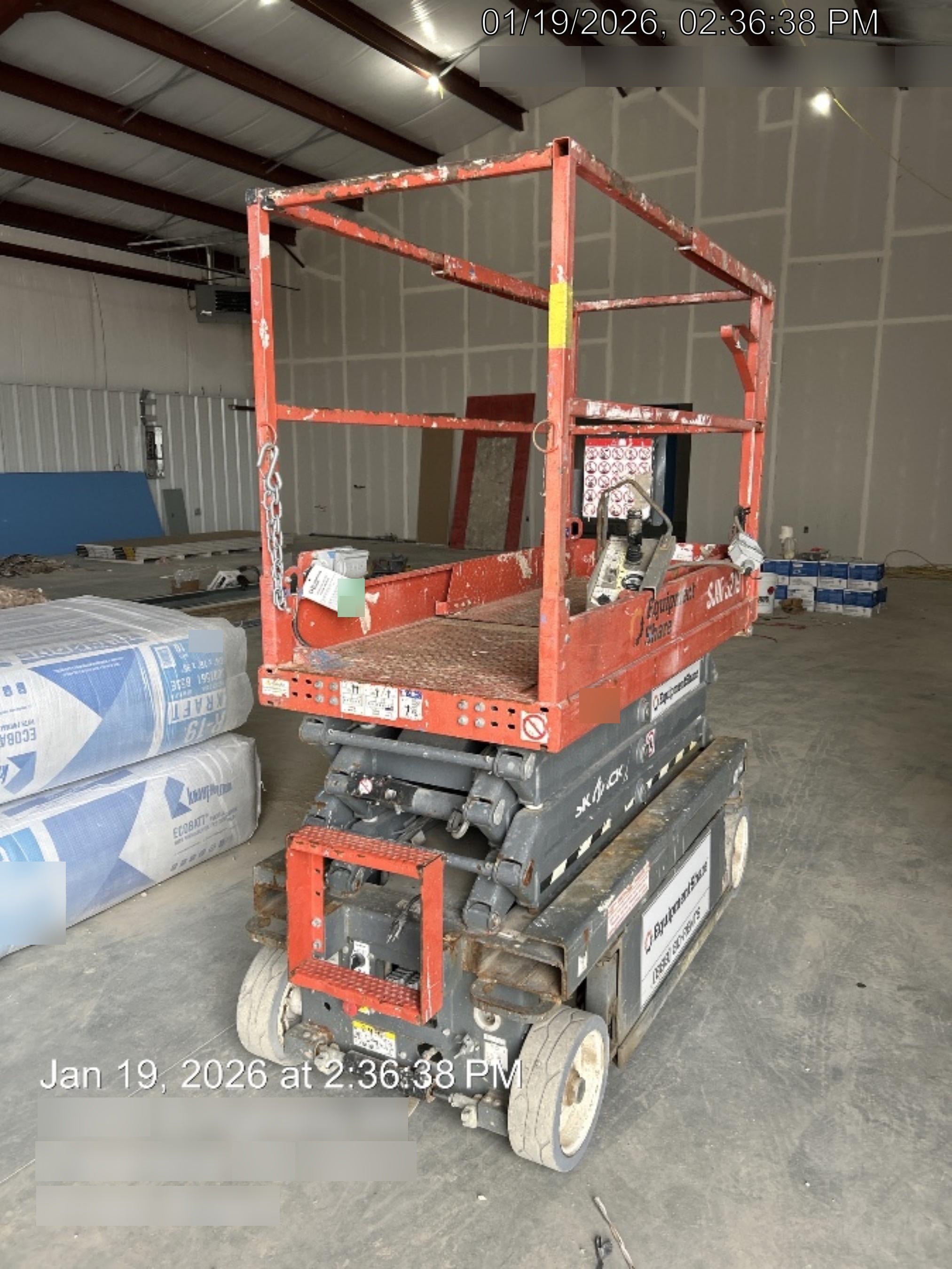 2019 Skyjack SJIII-3219 Standard Options, Trojan Batteries