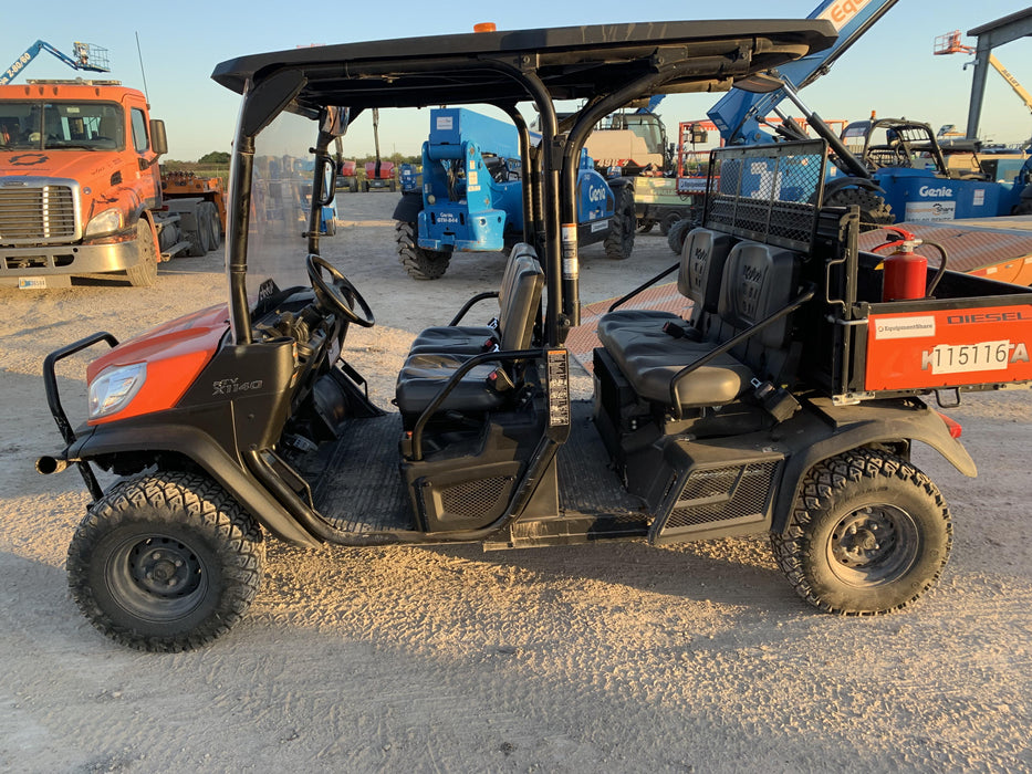 2020 Kubota RTV-X1140W-H Canopy, 4-Seater, Diesel, Windshield Acrylic Clear, Strobe Light, Backup Alarm