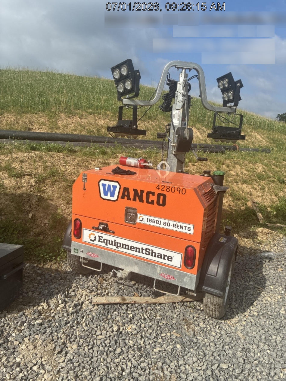 2024 Wanco WLTT-4MM4K Diesel, Deep Sea Controller, Shore Power Plug, Auto Start, (4) 350W LED Floodlights, 4kW Generator, 60 Gal Fuel Tank, 2" Ball, T3