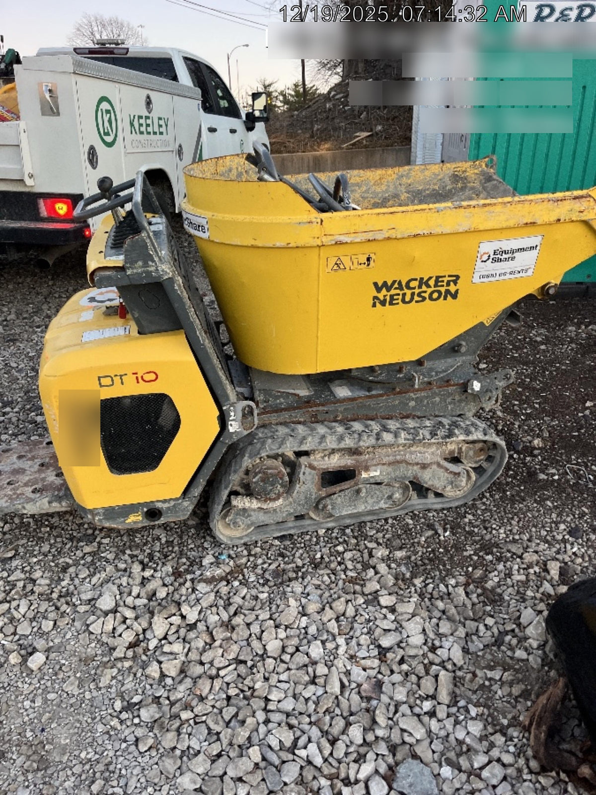 2019 WACKER NEUSON DT10