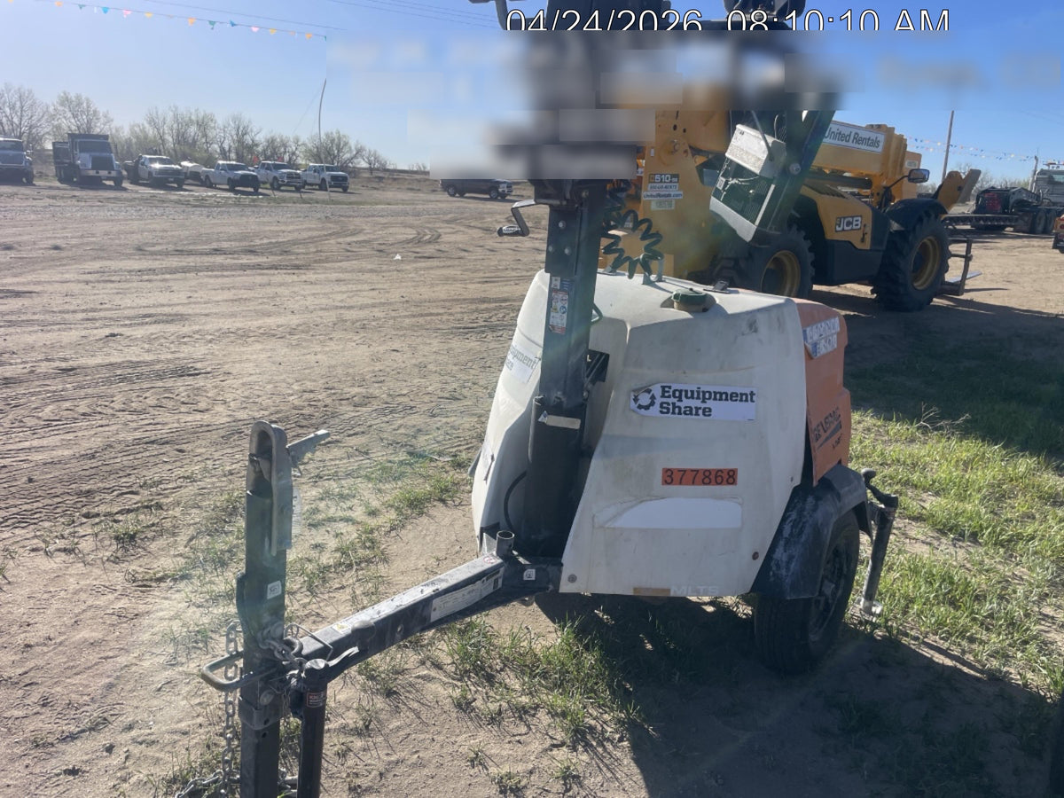 2023 Generac MLT2 Diesel, Flex Switch 120V Input, Powerzone Controller, 
(4) 320W LED Lights, 4kW Generator, 39.9 Gal Fuel Tank, 2" Ball, T3