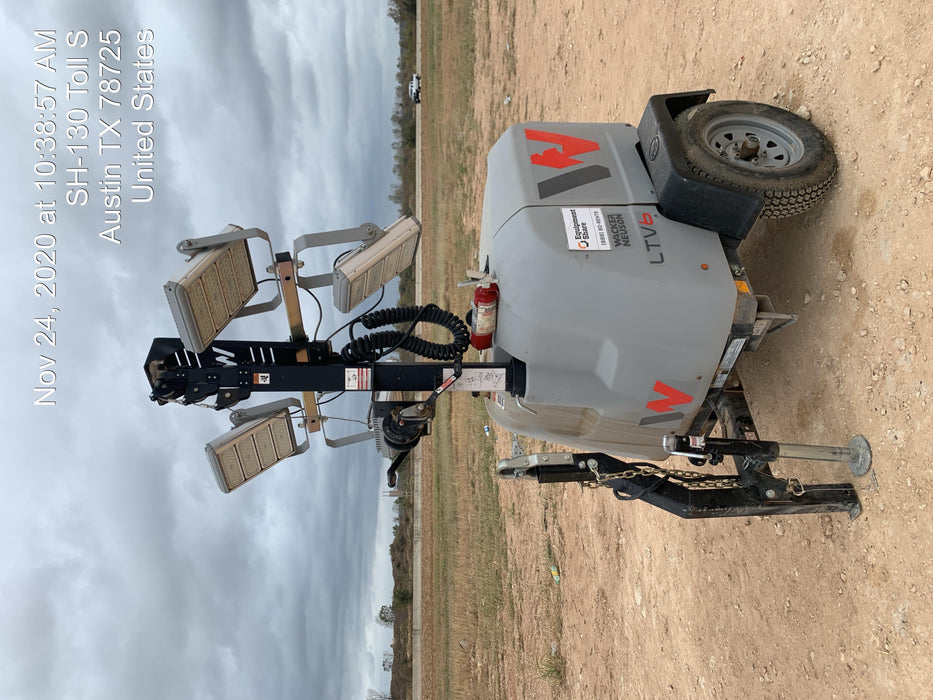 2019 Wacker Neuson LTV6K-LED LTV6K Light Tower, LED 300W, Telematics EQ SH Kubota