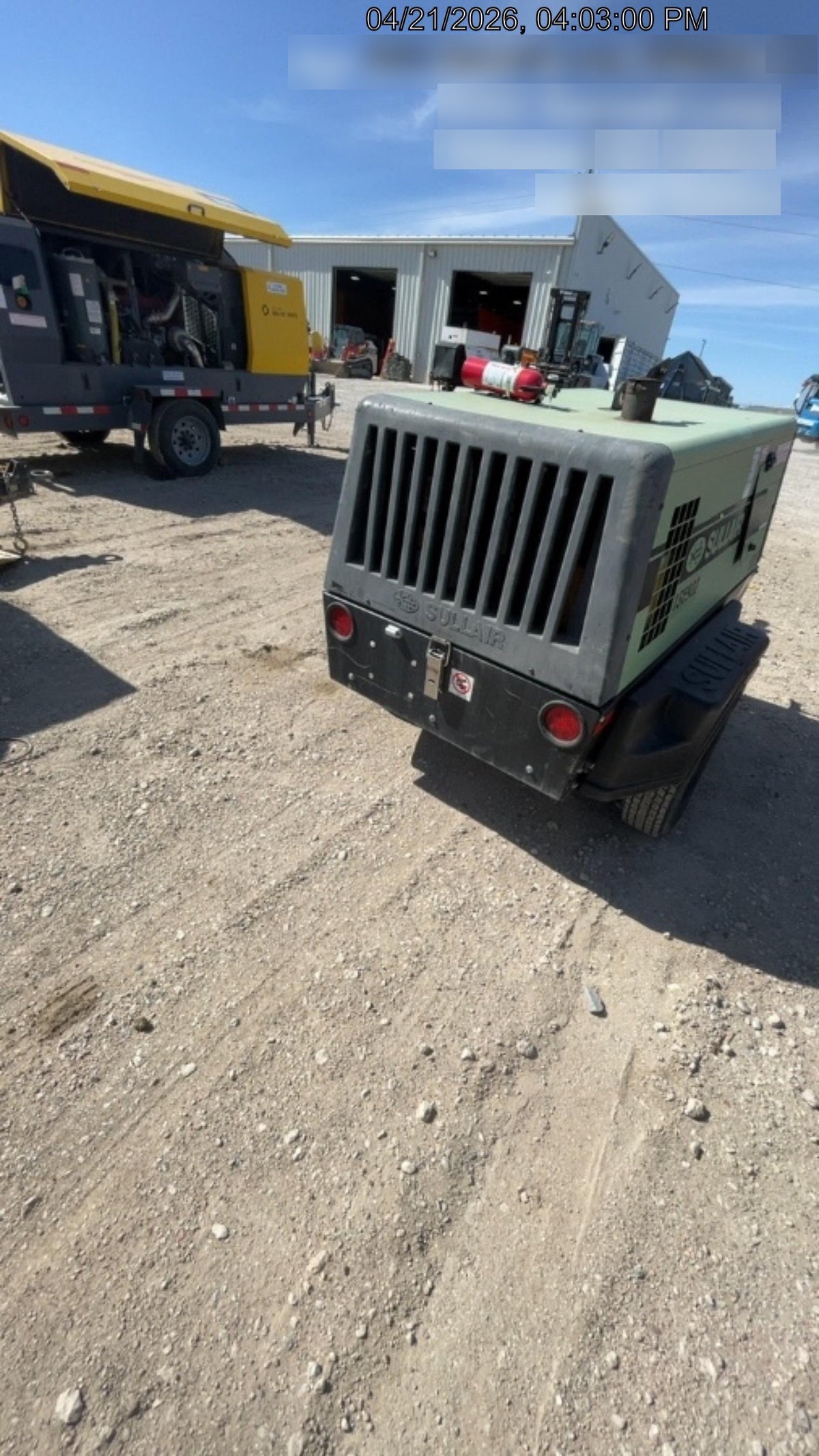 2021 SULLAIR 185D-DPQ KU4F