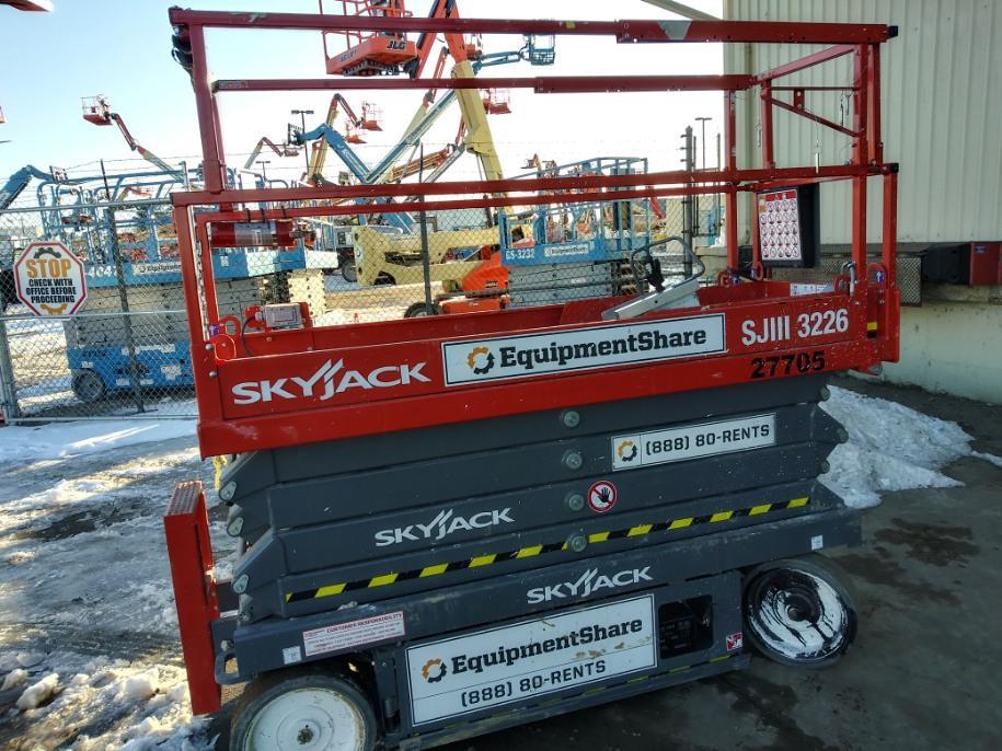 2019 Skyjack SJIII-3226 Standard Options