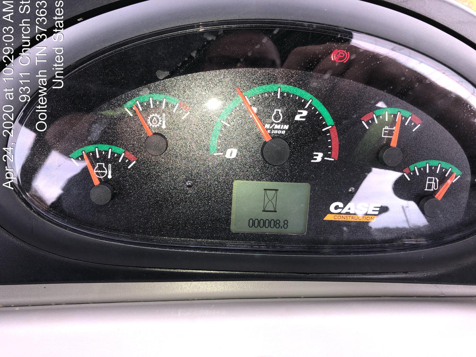 2019 Case 580N EP Canopy, 4WD, 1-Way Aux Hydraulics, Pilot Controls, Ride Control and Loader Aux Hydraulics, 900 LB. Front CWT, 82" HD LONG LIP (1 CU. YD.) W/BOCE AND LIFT EYES, FLIP OVER/STABILIZER PADS COMB