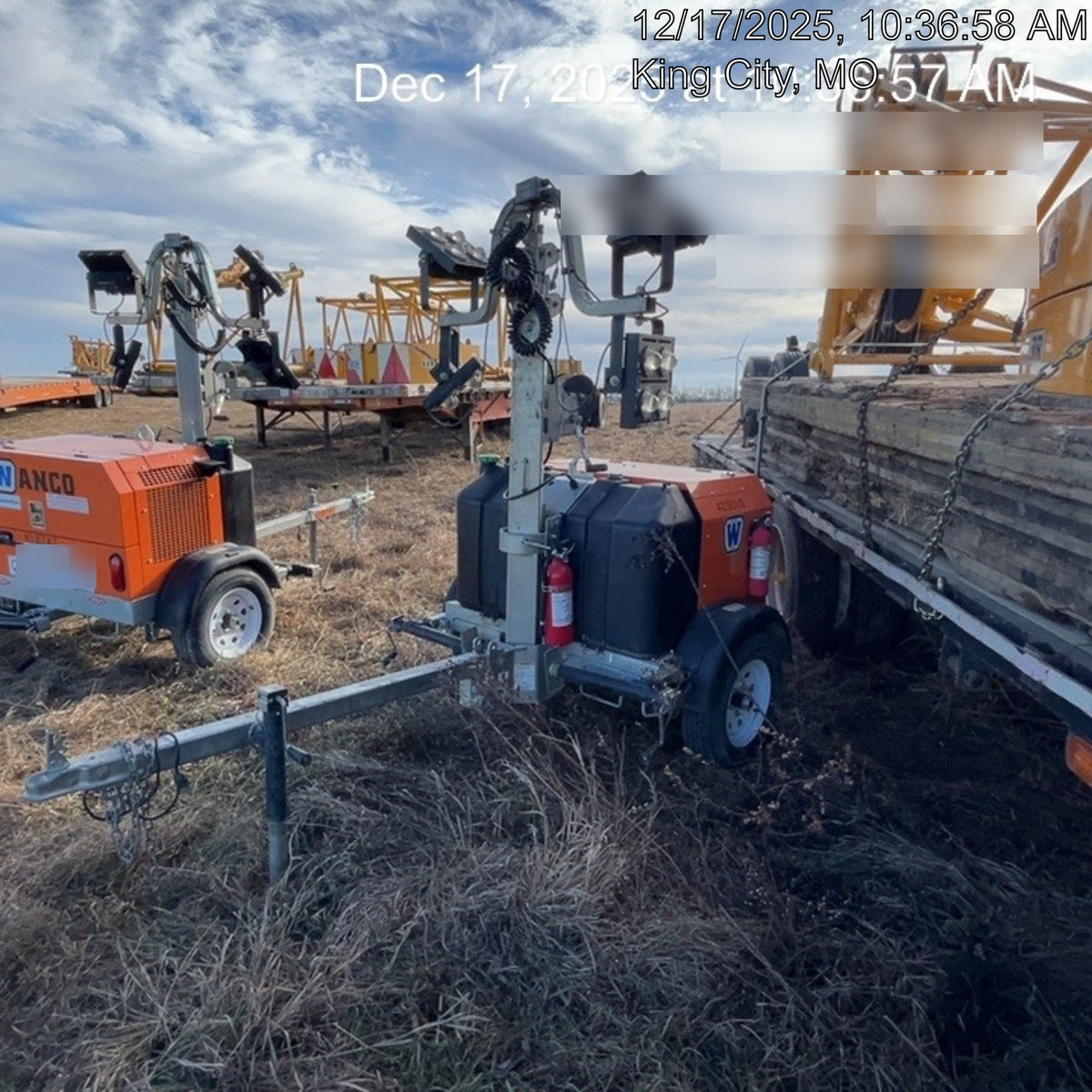 2024 Wanco WLTT-4MM4K Diesel, Deep Sea Controller, Shore Power Plug, Auto Start, (4) 350W LED Floodlights, 4kW Generator, 60 Gal Fuel Tank, 2" Ball, T3
