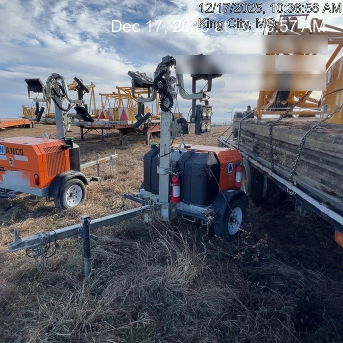 2024 Wanco WLTT-4MM4K Diesel, Deep Sea Controller, Shore Power Plug, Auto Start, (4) 350W LED Floodlights, 4kW Generator, 60 Gal Fuel Tank, 2" Ball, T3