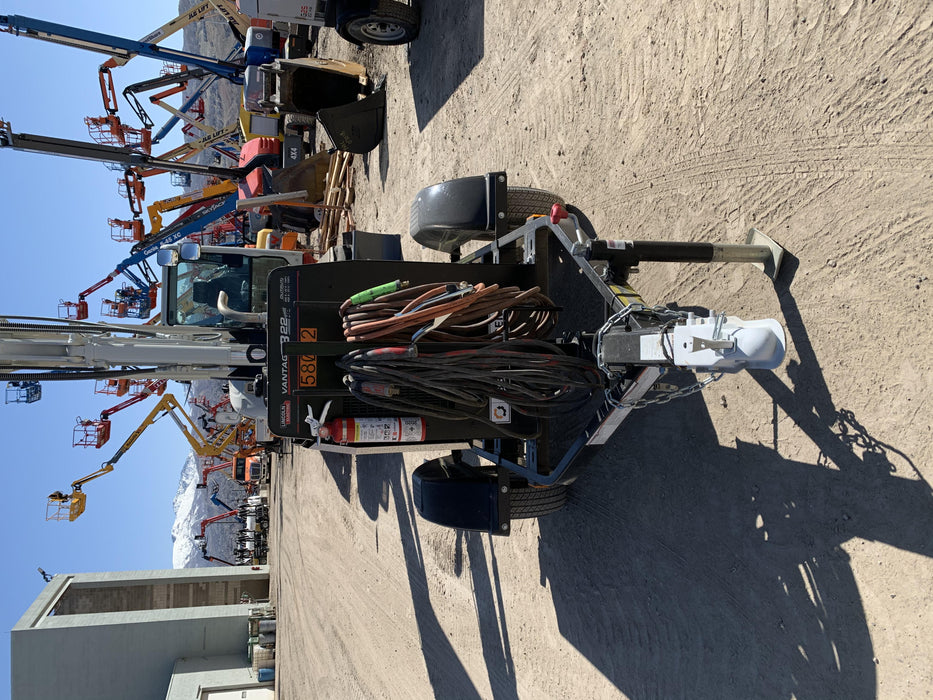 2019 Lincoln Electric Vantage 322 Welder Ready-Pak 3, Two wheel trailer, Fender and Light kit, Cable Rack