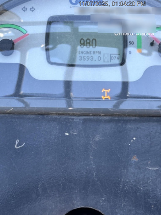 2018 Genie GTH-636 Genie GTH-636 w/Open ROPS, Solid Tires, Work Light/Beacon, 48" Carriage and Forks