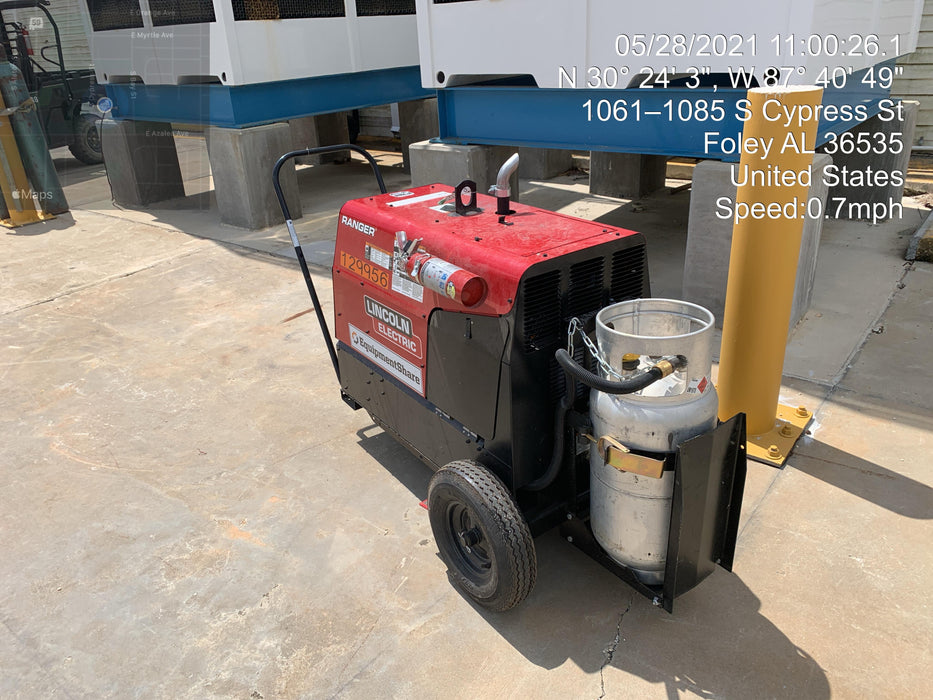 2021 Lincoln Electric Ranger 305 LPG K3430-1, Ranger 305 LPG, Undercarriage, Tank Holder & Strap, 10kw AC Gen, 25hp Kohler LPG Eng