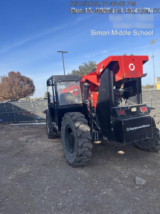 2019 Manitou MTA10055 Canopy, 120 HP, Solid Tires, Work Lights, Lift Hook, Auxiliary Hydraulics 66" Carriage and 60" Forks