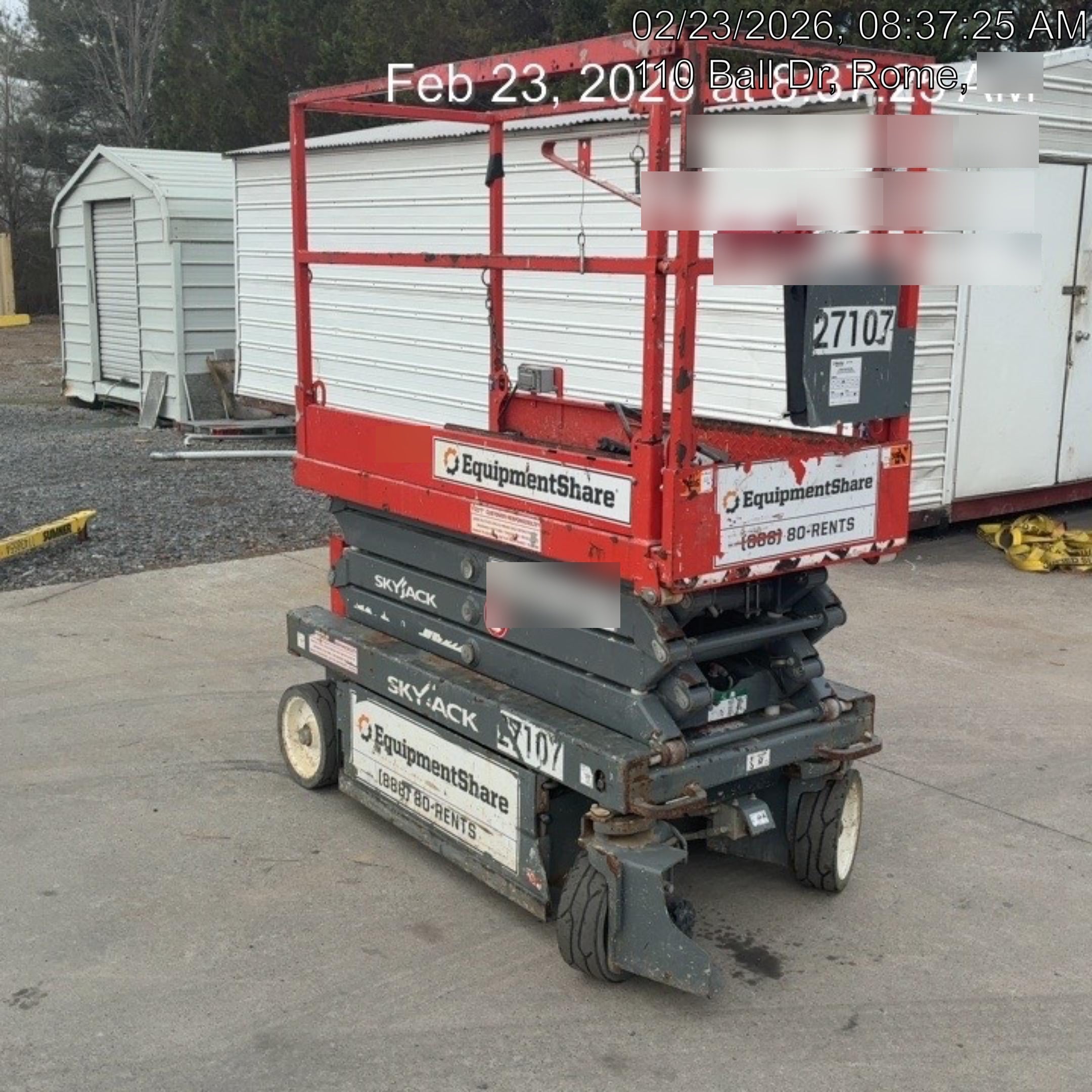 2019 Skyjack SJIII-3219 Standard Options