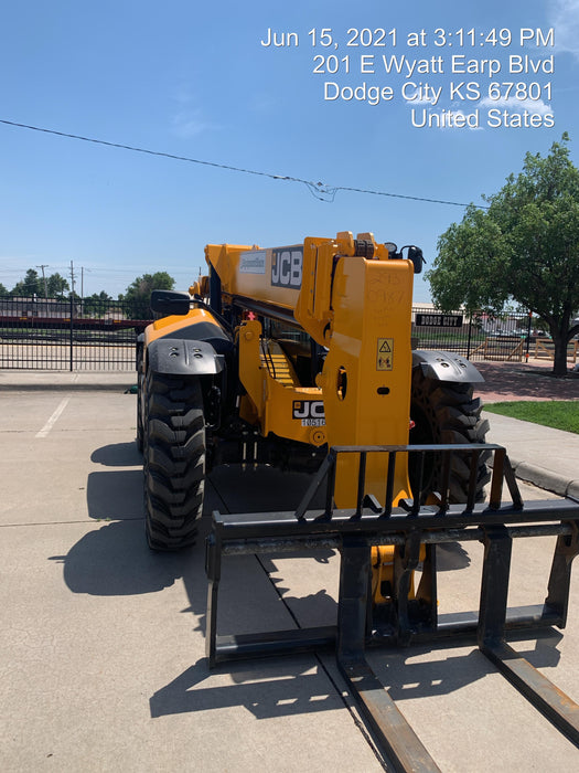 2020 JCB 509-42 Canopy, Solid Tires, Work Lights, Beacon, Aux Hydraulics, Back up Alarm, Lifting Eye, ES Decals