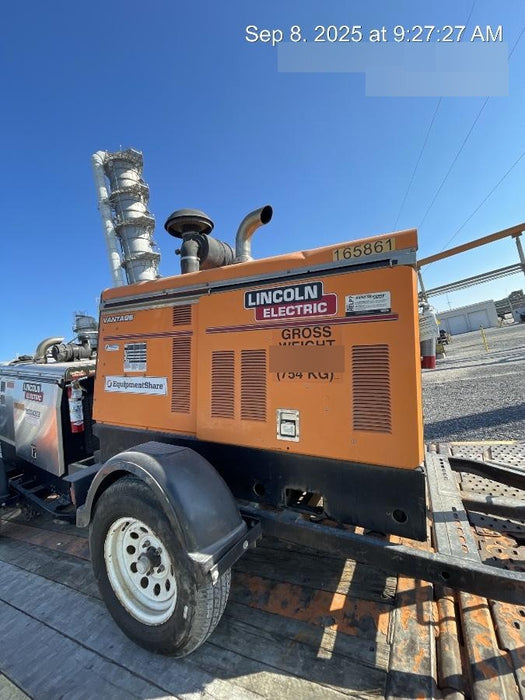 2021 Lincoln Electric Vantage 549X Ready Pak 3, ORANGE (includes trailer, cable rack, fender light kit)