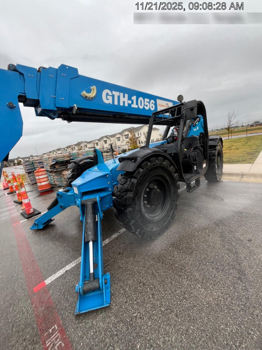 2019 Genie GTH-1056 Canopy, Solid RT Tires, LED Work Lights, Beacon 60" QA Carriage, 60" Forks