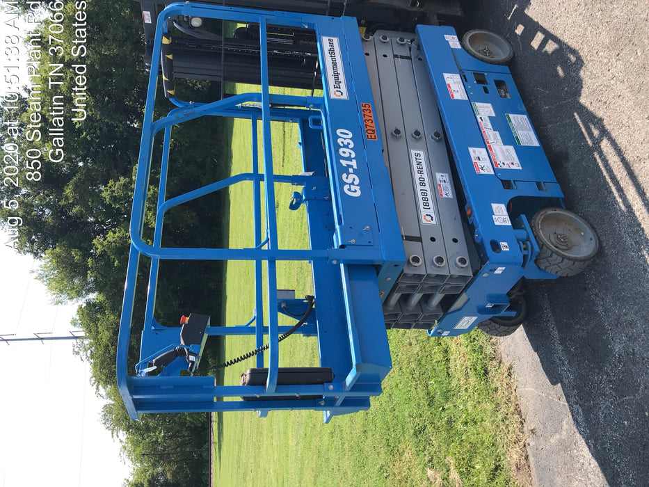 2020 Genie GS-1930 Fixed rails with chain entry gate - Pre A92.20