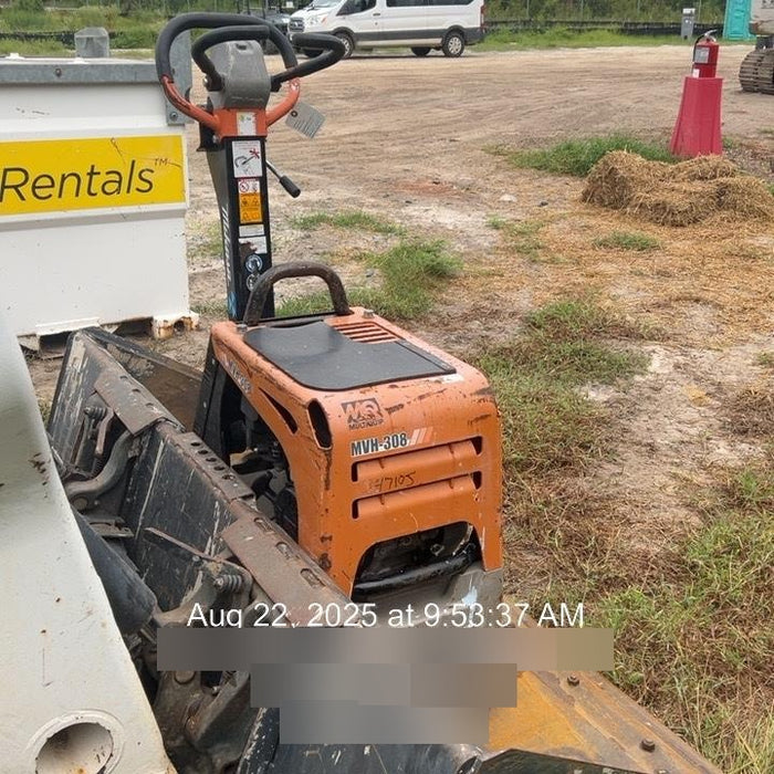 2023 Multiquip MV308GH Honda GX270, 18" Plate, Tachometer