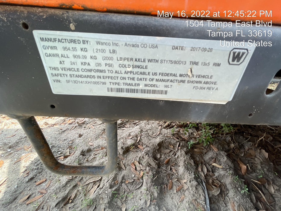 2017 Wanco WLT-4M PORTABLE LIGHT TOWER