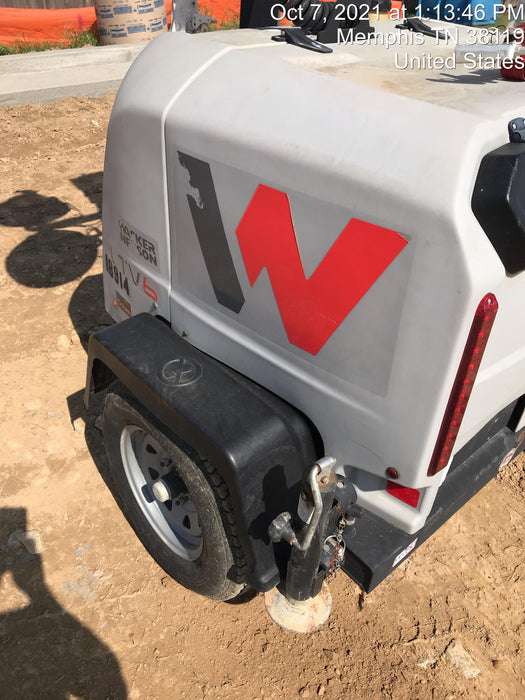 2018 Wacker Neuson LTV6L-MH Wacker Neuson LTV6L Mobile Light Tower w/Fuel Level Sensor Installed