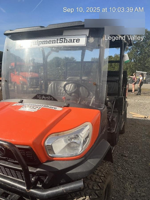 2022 Kubota RTV-X1140W-H Plastic Canopy, Windshield Acrylic Clear, LED Strobe Light, Wire Harness Kit, Back up Alarm