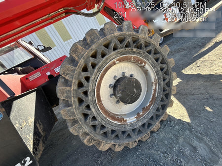 2019 Manitou MTA12042 120hp T4F, Cab/Heat/Air, Cab and Boom LED work lights, Auxiliary Hydraulics, Solid Tires, Amber strobe, Lift Hook 66" Carriage, 60" Forks