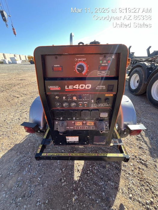 2023 Lincoln Electric LE400 Kubota V1505, Trlr, Cable Rack, Light Kit, ES Decals, T3