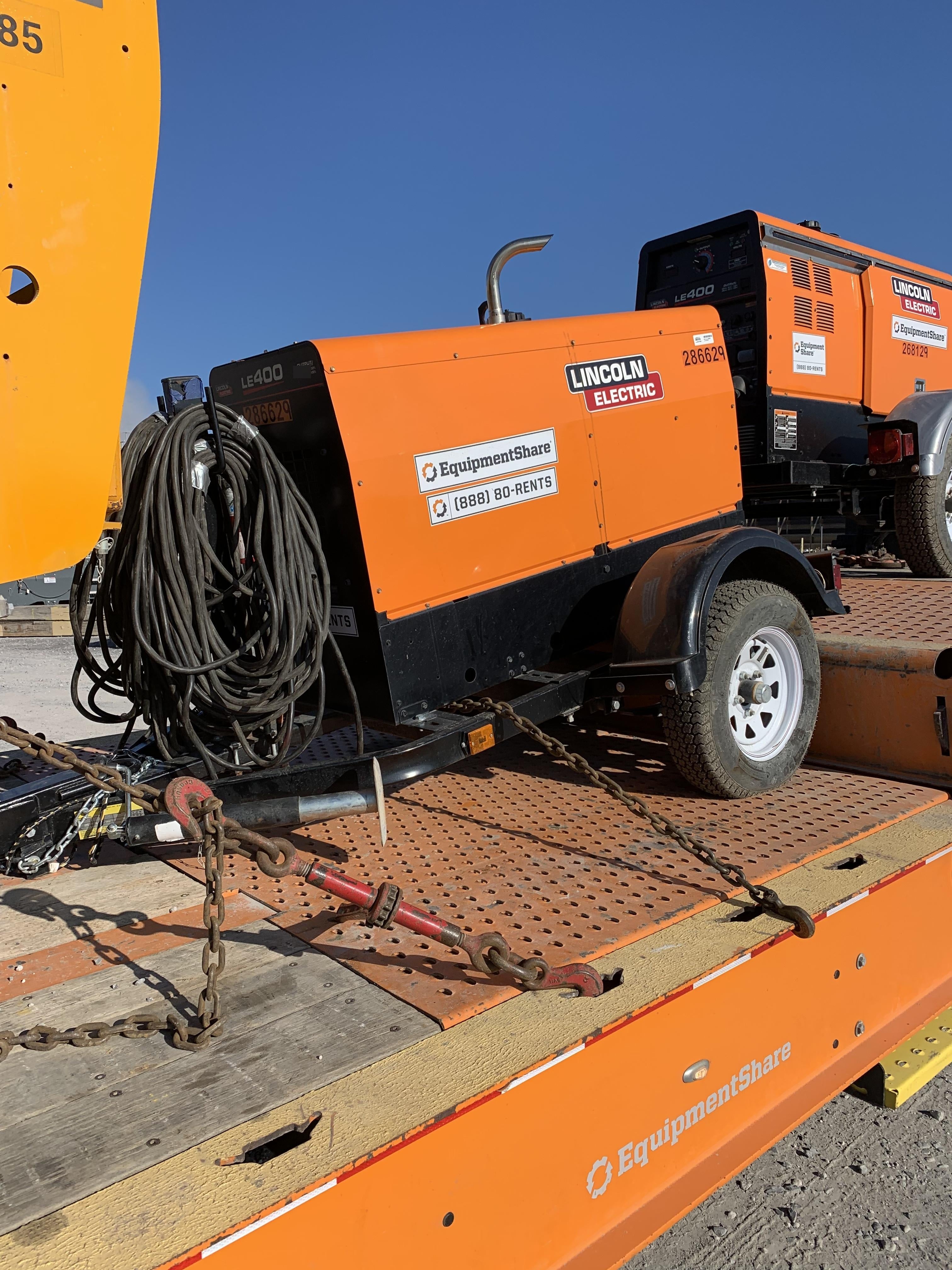 2022 Lincoln Electric LE400 Kubota V1505, Trlr, Cable Rack, Light Kit, ES Decals, T3